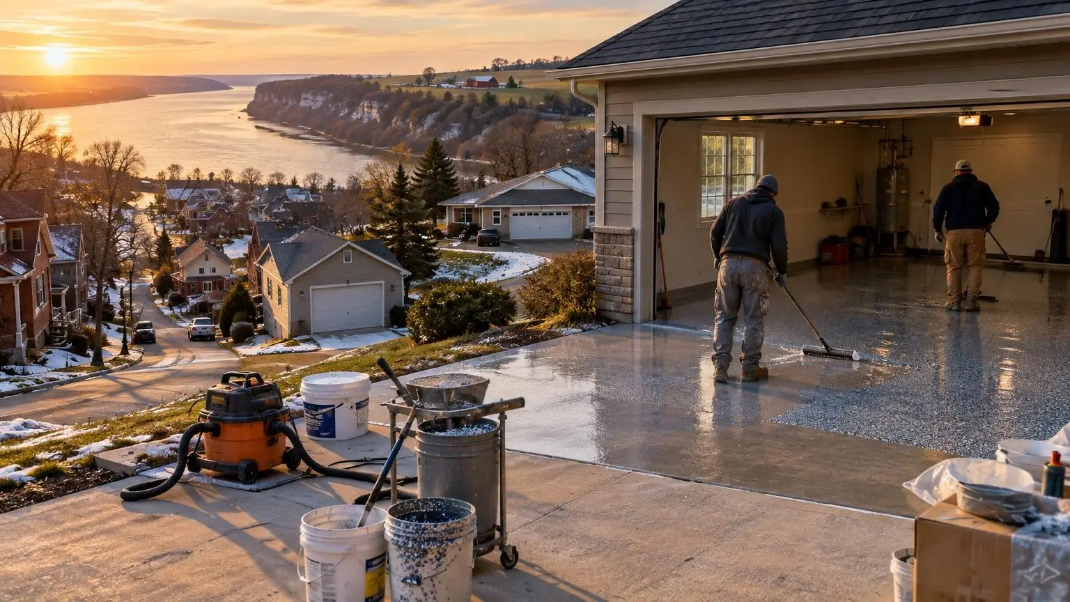 Epoxy Flooring in Dubuque, IA